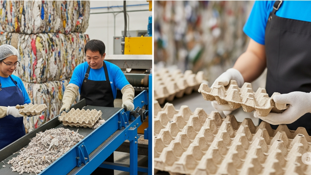 Waste Paper Recycling Buyers: Powering a Greener Tomorrow by Veena egg tray