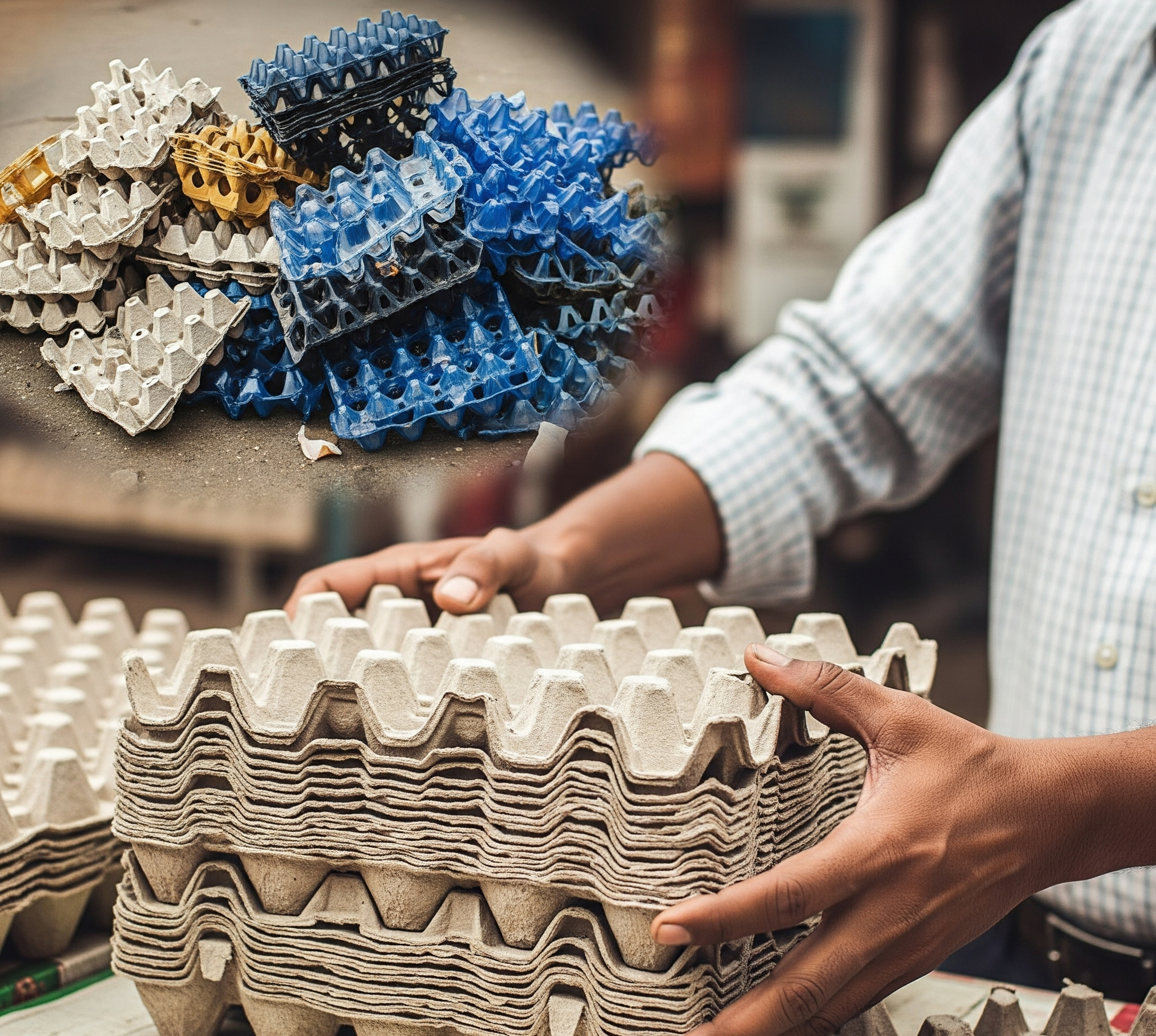 Why Paper Egg Trays Are Better Than Plastic | Eco Packaging India by Veena Egg Tray