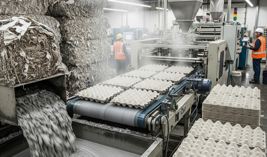♻️ From Waste to Worth: How Recycled Paper Buyers Power the Egg Tray Manufacturing Industry
