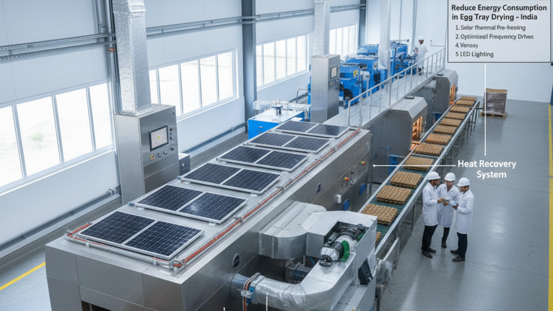 How To Reduce Energy Consumption in Paper Pulp Egg Tray Drying in India