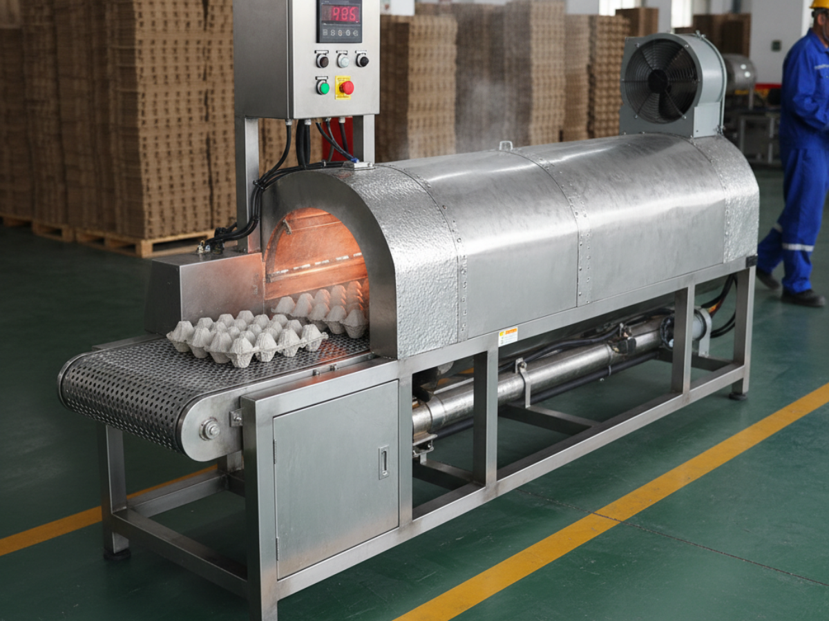 Can Small Egg Tray Machines Support Metal Drying Technology? veena egg tray