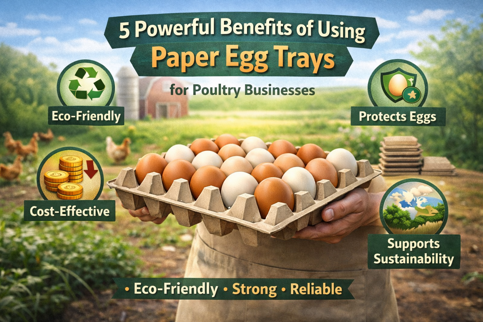 5 Powerful Benefits of Using Paper Egg Trays for Poultry Businesses