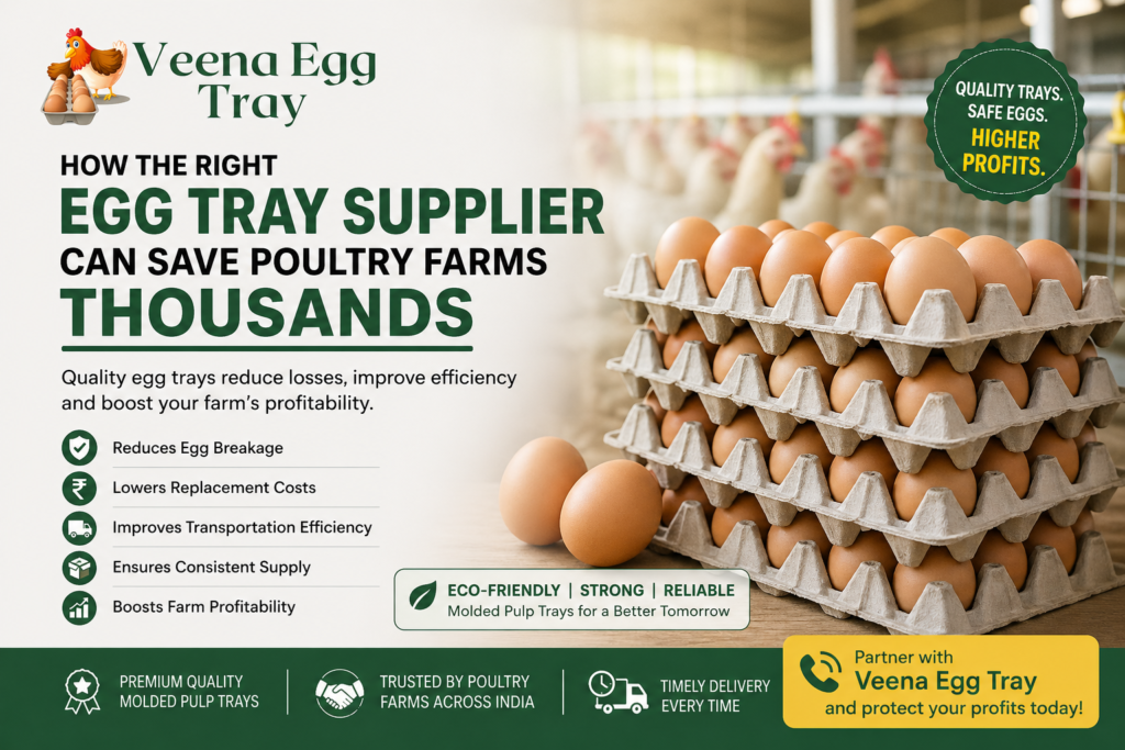 How the Right Egg Tray Supplier Can Save Poultry Farms Thousands