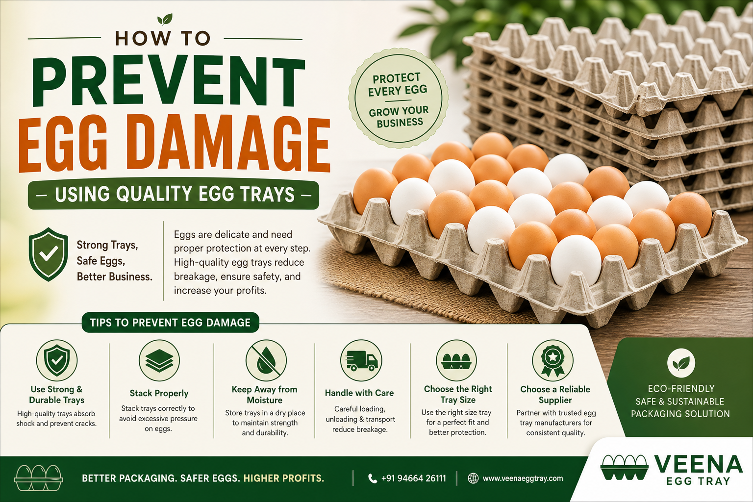 How to Prevent Egg Damage Using Quality Egg Trays