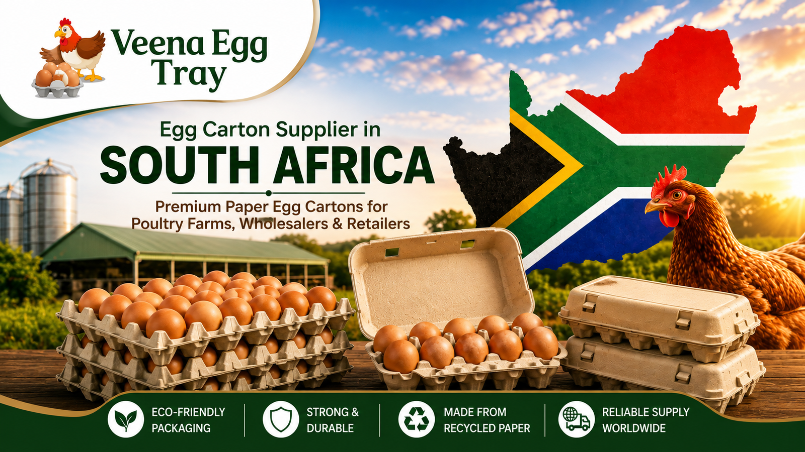 Egg Carton Supplier in South Africa: Why Veena Egg Tray is the Trusted Choice for Quality & Sustainable Packaging