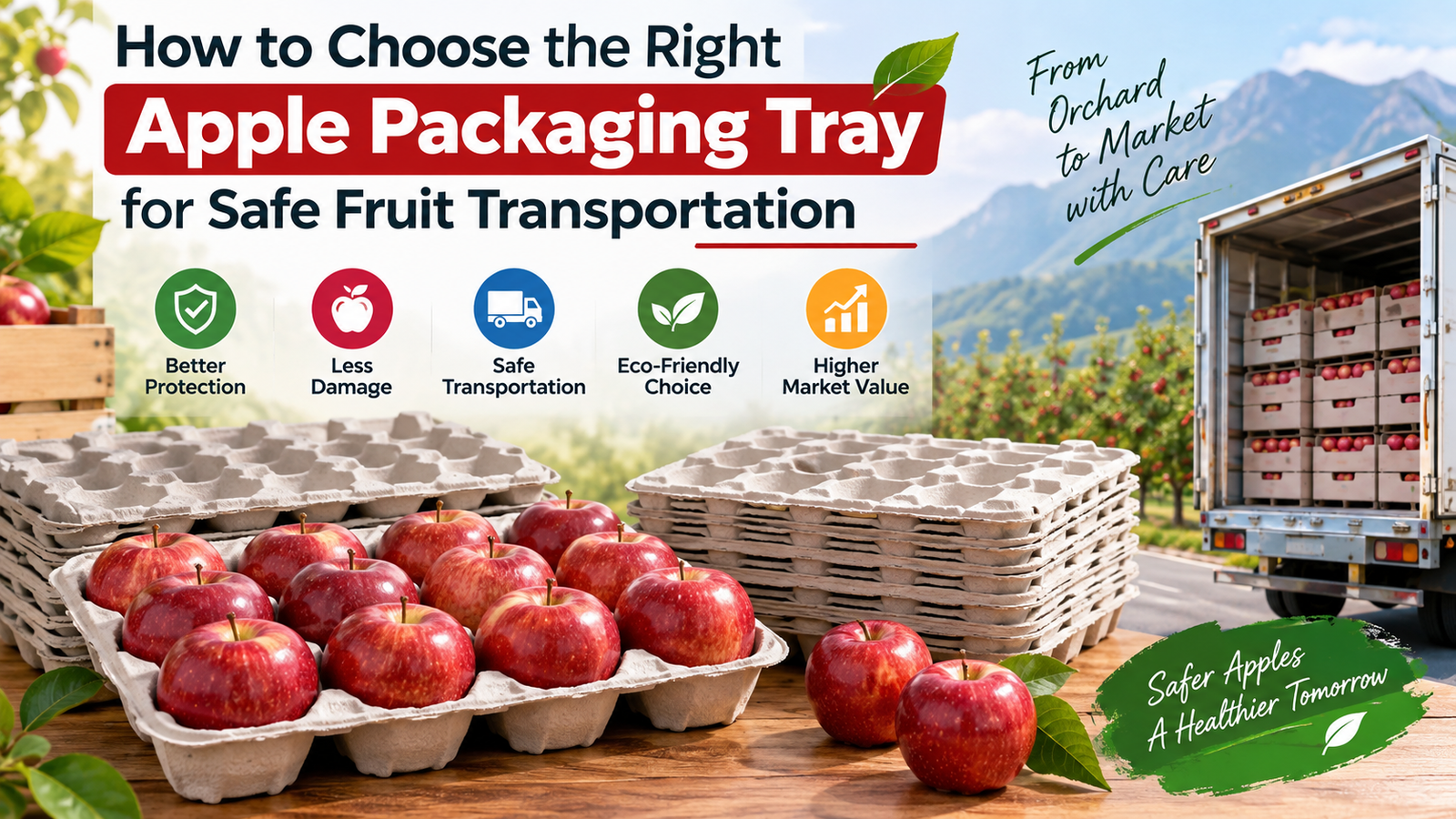 How to Choose the Right Apple Packaging Tray for Safe Fruit Transportation Veena egg tray